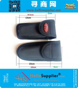 Multifunctioneel gereedschap Nylon tas Camping zakmessen Clipzakken Schede vouwtang Mantel Molle heuptasje Zwart
