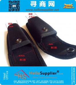 Multifunctioneel gereedschap Nylon tas Camping zakmessen Clipzakken Schede vouwtang Mantel Molle heuptasje Zwart