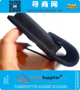 Multifunctioneel gereedschap Nylon tas Camping zakmessen Clipzakken Schede vouwtang Mantel Molle heuptasje Zwart