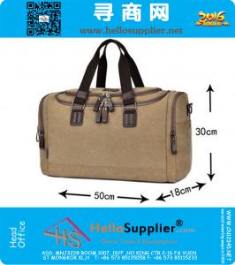 Canvas Heren Reistassen Grote Zachte Outdoor Trolley Schoudertas Fashion Leisure Crossbody Messenger Bags