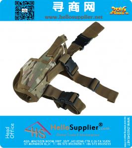 Tactical Military Hunting Mag Pouch mano derecha para Pistola Gun Drop Leg muslo Holster bolsa bolsa