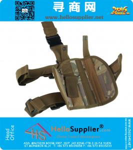 Tactical Military Hunting Mag Pouch mano derecha para Pistola Gun Drop Leg muslo Holster bolsa bolsa
