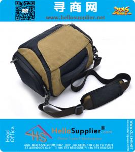 Borsa a tracolla vintage Grande borsa di tela grande Borsa a tracolla fotocamera Crossbody per Nikon Security Gear Camera Pack Bag