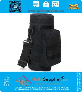 Molle al aire libre bolsa de hombro táctico Gear Gear botella de agua caldera cintura mochila para fanáticos del ejército