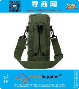 Molle al aire libre bolsa de hombro táctico Gear Gear botella de agua caldera cintura mochila para fanáticos del ejército