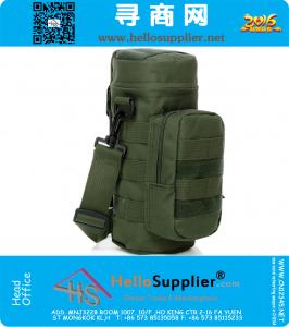 Molle al aire libre bolsa de hombro táctico Gear Gear botella de agua caldera cintura mochila para fanáticos del ejército