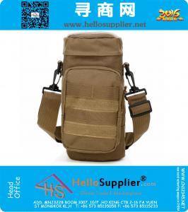 Molle al aire libre bolsa de hombro táctico Gear Gear botella de agua caldera cintura mochila para fanáticos del ejército