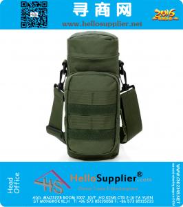 Molle al aire libre bolsa de hombro táctico Gear Gear botella de agua caldera cintura mochila para fanáticos del ejército