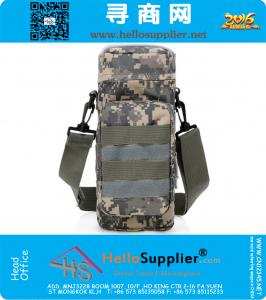 Molle al aire libre bolsa de hombro táctico Gear Gear botella de agua caldera cintura mochila para fanáticos del ejército