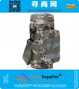 Molle al aire libre bolsa de hombro táctico Gear Gear botella de agua caldera cintura mochila para fanáticos del ejército