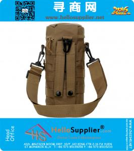 Molle al aire libre bolsa de hombro táctico Gear Gear botella de agua caldera cintura mochila para fanáticos del ejército