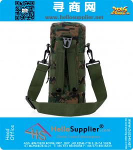 Molle al aire libre bolsa de hombro táctico Gear Gear botella de agua caldera cintura mochila para fanáticos del ejército