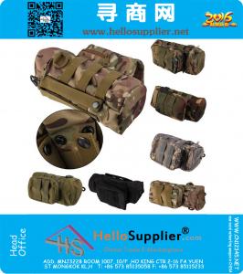 Tactische Reizen Molle Militaire Rits Waterfles Hydratatie Pouch Bag Outdoor camping Wandelen Tassen Heuptassen