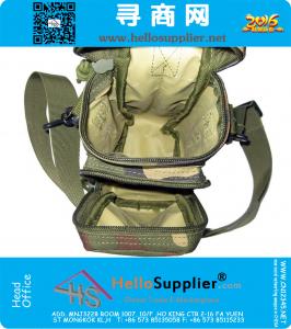 Tactische Reizen Molle Militaire Rits Waterfles Hydratatie Pouch Bag Outdoor camping Wandelen Tassen Heuptassen
