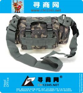 Utility Tactical Waist Pack Pouch Military Camping Hiking Outdoor Sport Ajustable Nylon Bolsa impermeable