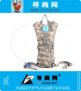 Bolsa de agua de senderismo mochila hidratación camelback nylon impermeable camuflaje militar Vejiga paquete de hidratación senderismo camping ciclismo