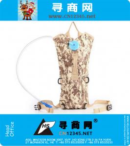 Bolsa de agua de senderismo mochila hidratación camelback nylon impermeable camuflaje militar Vejiga paquete de hidratación senderismo camping ciclismo