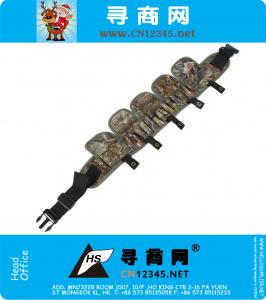 Cinturón de lona ajustable 17 rondas para la caza Cinturones de bala para unisex Shell Carrier Storage Bandolier Hunt Gun Accesorios