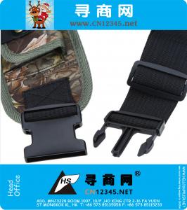 Cinturón de lona ajustable 17 rondas para la caza Cinturones de bala para unisex Shell Carrier Storage Bandolier Hunt Gun Accesorios