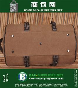 Militaire plunjezak Mannen Outdoor Canvas Militaire reistassen Wandelen Big Size Sport Casual Militaire Canvas plunjezak