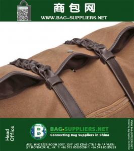 Militaire plunjezak Mannen Outdoor Canvas Militaire reistassen Wandelen Big Size Sport Casual Militaire Canvas plunjezak