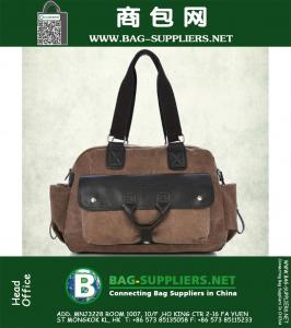 Nieuwe mode heren reistassen handige reizen canvas schoudertas mannen vrouwen casual handtas