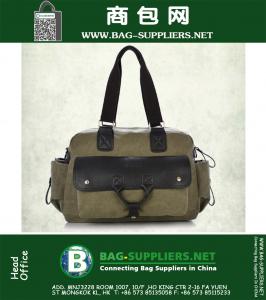 Nieuwe mode heren reistassen handige reizen canvas schoudertas mannen vrouwen casual handtas