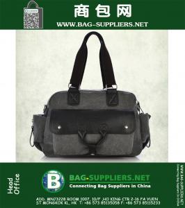 Nieuwe mode heren reistassen handige reizen canvas schoudertas mannen vrouwen casual handtas