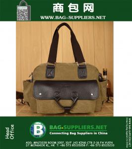 Nieuwe mode heren reistassen handige reizen canvas schoudertas mannen vrouwen casual handtas