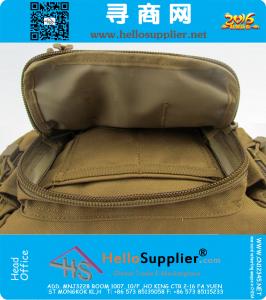 Tourbon nieuwe outdoor tactische multifunctionele militaire verstelbare enkele schoudertas zakjes molle tote tas met sterke duurzame gesp