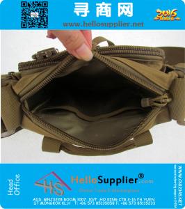 Tourbon nieuwe outdoor tactische multifunctionele militaire verstelbare enkele schoudertas zakjes molle tote tas met sterke duurzame gesp