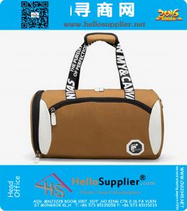 Heren canvas waterdicht reizen plunjezak Heren Handbagage Fitness reistassen Dames Weekend overnachting tas