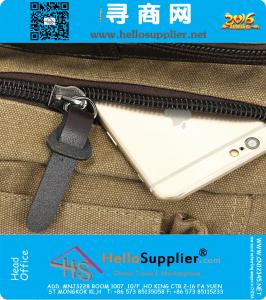 Мужская сумка для путешествий Solid Travel Duffle Vintage Military Leather Canvas Большая сумка для женщин Сумки для багажа Наружная прогулочная спортивная сумка