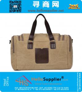Canvas Heren Reistassen Grote Zachte Outdoor Trolley Schoudertas Fashion Leisure Crossbody Messenger Bags