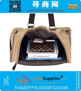 Canvas Heren Reistassen Grote Zachte Outdoor Trolley Schoudertas Fashion Leisure Crossbody Messenger Bags