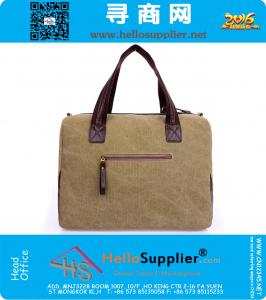 Canvas Heren Reistassen Grote Capaciteit Casual Schoudertas Plunjezak Mode Heren Dames Handtassen Weekend Reistas Bagage