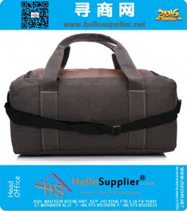 Mannen canvas reistassen grote capaciteit vrouwen reizen plunjezakken bagage outdoor waterdichte wandelen sport opvouwbare tas