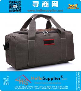 Mannen canvas reistassen grote capaciteit vrouwen reizen plunjezakken bagage outdoor waterdichte wandelen sport opvouwbare tas