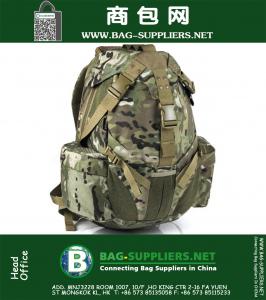 Tactische Camo Outdoor Militaire Rugzakken Rugzak Klimmen Wandelen Kamperen Tas Grote capaciteit, teflon waterdicht slijtvast