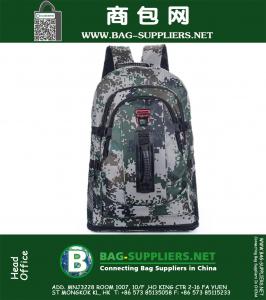 Grote vintage camouflage canvas tas militaire school rugzak vintage rugzak voor mannen rugzak casual jacht rugzak