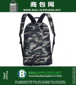 Grote vintage camouflage canvas tas militaire school rugzak vintage rugzak voor mannen rugzak casual jacht rugzak