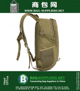 Molle Outdoor Sport Travel Bergbeklimmer Knapzak Camping Rugzak 15L Rugzak Zwart Mini Tactisch Militaire Rugzak