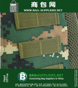 Molle Tactical Assault Outdoor Militaire Rugzak Campingrugzak Reislaptop met grote capaciteit, mini-kompas