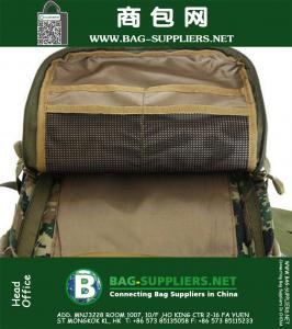 Molle Tactical Assault Outdoor Militaire Rugzak Campingrugzak Reislaptop met grote capaciteit, mini-kompas