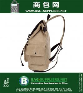 Hoge kwaliteit damesrugzakken Canvas mode Grote toevallige dagrugzakken Heren Rugzak Travel Sporttas Packsack