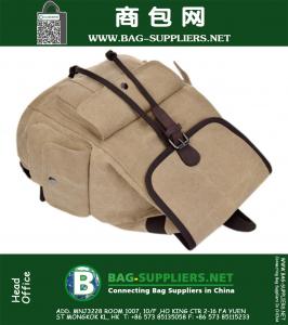 Hoge kwaliteit damesrugzakken Canvas mode Grote toevallige dagrugzakken Heren Rugzak Travel Sporttas Packsack