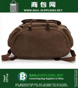 Canvas Rugzak Sport Rugzak Militaire Schooltas Hiking Schooltas