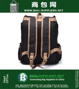 Canvas Rugzak Sport Rugzak Militaire Schooltas Hiking Schooltas
