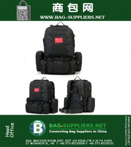 50L Militaire Tactische Rugzak Afneembare Sport Wandelen Rugzak Tactische Gecombineerde Reizen Camping Rugzak 800D Nylon Waterdicht