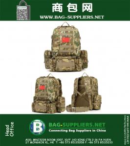 50L Militaire Tactische Rugzak Afneembare Sport Wandelen Rugzak Tactische Gecombineerde Reizen Camping Rugzak 800D Nylon Waterdicht